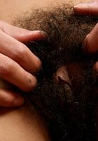 Exotic and Hairy Aileena spreads her bush, Aileena (ail002) ATK Exotics: Aileena (Exotic and Hairy Aileena spreads her bush)