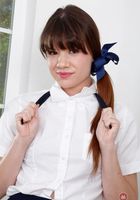 Alison Rey School Girl Outfit Strip, Alison Rey (ali105) ATK Galleria: Alison Rey (Alison Rey School Girl Outfit Strip)