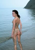Hairy babe Alyona teases outdoors and is naked on the beach., Alyona (aly009) ATK Archives: Alyona (Hairy babe Alyona teases outdoors and is naked on the beach.)