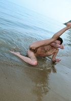 Hairy babe Alyona teases outdoors and is naked on the beach., Alyona (aly009) ATK Archives: Alyona (Hairy babe Alyona teases outdoors and is naked on the beach.)