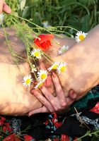 Alyona gets naked outdoors and shows her hairy pussy in the field, Alyona (aly009) ATK Archives: Alyona (Alyona gets naked outdoors and shows her hairy pussy in the field)