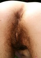 Amber is outside sunning and spreading, Amber (amb041) ATK Natural & Hairy: Amber (Amber is outside sunning and spreading)