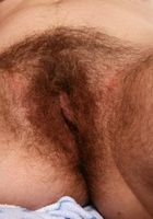 Amber shows off her hairy goodies in the kitchen, Amber (amb041) ATK Archives: Amber (Amber shows off her hairy goodies in the kitchen)