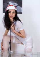 Hairy Aza strips off her uniform, Aza (aza001) ATK Archives: Aza (Hairy Aza strips off her uniform)