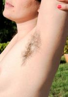Hairy Barb goes naked outside, Barb (bar033) ATK Archives: Barb (Hairy Barb goes naked outside)