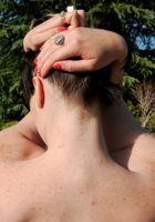 Hairy Barb goes naked outside, Barb (bar033) ATK Archives: Barb (Hairy Barb goes naked outside)