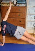 Hairy coed Bonny does some Yoga splits, Bonny (bon014) ATK Archives: Bonny (Hairy coed Bonny does some Yoga splits)
