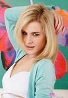 Petite blonde Catie Parker lifts up her pink plaid skirt, Catie Parker (cat046) ATK Premium: Catie Parker (Petite blonde Catie Parker lifts up her pink plaid skirt)