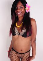 Ebony model Cliche takes off her stockings, Cliche (cli001) ATK Exotics: Cliche (Ebony model Cliche takes off her stockings)