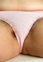 Cora is in the bathroom showing fur, Cora (cor034) ATK Natural & Hairy: Cora (Cora is in the bathroom showing fur)