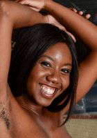 Hairy black model Nina shows her bush, Nina Devon (dej001) ATK Petites: Nina Devon (Hairy black model Nina shows her bush)