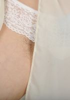 Eleanor gaping her hairy pussy and sliding a dildo in., Eleanor Rose (ele040) ATK Natural & Hairy: Eleanor Rose (Eleanor gaping her hairy pussy and sliding a dildo in.)