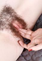 Emma and Violet bump their hairy kitties together., Emma Evins (emm030) ATK Natural & Hairy: Emma Evins (Emma and Violet bump their hairy kitties together.)