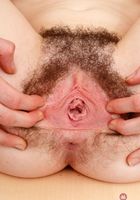 Emma unwraps her hairy gift., Emma Evins (emm030) ATK Natural & Hairy: Emma Evins (Emma unwraps her hairy gift.)