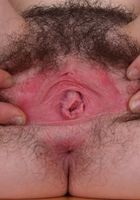 Emma serves up the bush., Emma Evins (emm030) ATK Natural & Hairy: Emma Evins (Emma serves up the bush.)