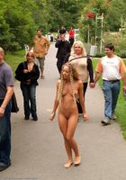 Sexy babe Eva is naked and walking through town, Eva (eva027) ATK Exotics: Eva (Sexy babe Eva is naked and walking through town)