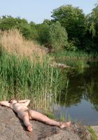Eva Strips Down Outdoors, Eva (eva053) ATK Archives: Eva (Eva Strips Down Outdoors)