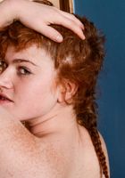Hairy spreads her red bush, Ginger (gin056) ATK Archives: Ginger (Hairy spreads her red bush)
