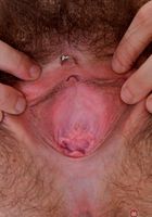 Harley spreads her big bush., Harley Hex (har015) ATK Natural & Hairy: Harley Hex (Harley spreads her big bush.)