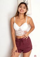 Hazel Heart White Bralette Lingerie, Hazel Heart (haz016) ATK Exotics: Hazel Heart (Hazel Heart White Bralette Lingerie)