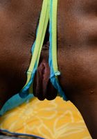 Ebony Jamie slips off her lingerie, Jamie Sullivan (jam032) ATK Exotics: Jamie Sullivan (Ebony Jamie slips off her lingerie)