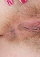 Katie showing her hairy love hole, Katie (kat130) ATK Exotics: Katie (Katie showing her hairy love hole)