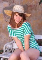 Hairy Katy spreads her bush outside, Katy (kat215) ATK Archives: Katy (Hairy Katy spreads her bush outside)