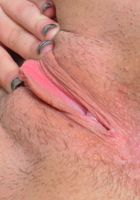 Kharlie spreads and gapes her pink box, Kharlie Stone (kha002) ATK Galleria: Kharlie Stone (Kharlie spreads and gapes her pink box)