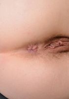 Lily throws her leg back and goes for the wide spreads., Lily LaBeau (lil043) ATK Natural & Hairy: Lily LaBeau (Lily throws her leg back and goes for the wide spreads.)