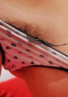 Hairy Lucy strips naked on her bed, Lucy (luc096) ATK Petites: Lucy (Hairy Lucy strips naked on her bed)