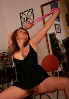 Malina bends over to show her tits, Malina (mal014) ATK Archives: Malina (Malina bends over to show her tits)