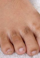 Maya shows off just how hairy she is with her pits, bush and toes, Maya (may008) ATK Exotics: Maya (Maya shows off just how hairy she is with her pits, bush and toes)