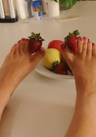 Melane Raine loves to be a tease with her feet and shaved pussy, Melanie Raine (mel085) ATK Exotics: Melanie Raine (Melane Raine loves to be a tease with her feet and shaved pussy)