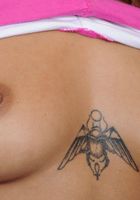 Mena shows off her neatly groomed pussy, Mena (men002) ATK Exotics: Mena (Mena shows off her neatly groomed pussy)