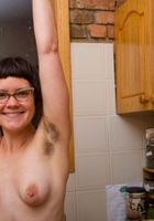 Hairy Aussie Mona shows her hairy pits and bush, Mona (mon110) ATK Archives: Mona (Hairy Aussie Mona shows her hairy pits and bush)