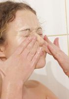 Polina takes a shower to get herself clean, Polina (pol001) ATK Archives: Polina (Polina takes a shower to get herself clean)