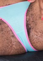 Queen Bri shows off her office skills., Queen Bri (que005) ATK Natural & Hairy: Queen Bri (Queen Bri shows off her office skills.)