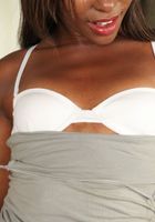 Ebony Shae strips off her jeans, Shae Spreadz (ras004) ATK Exotics: Shae Spreadz (Ebony Shae strips off her jeans)