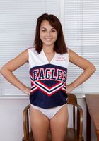 Latina Melody strips off her uniform, Raven Rockette (rav013) ATK Petites: Raven Rockette (Latina Melody strips off her uniform)