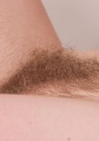 Teddy tugging on her furry pits., Teddy Snowflower (ted004) ATK Natural & Hairy: Teddy Snowflower (Teddy tugging on her furry pits.)