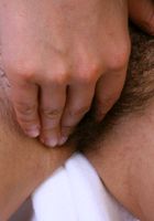 Hairy babe Tootsies teases with her thick hairy bush, Tootsies (too001) ATK Exotics: Tootsies (Hairy babe Tootsies teases with her thick hairy bush)