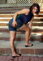 Hairy Zooey spreads her ass outside, Zooey (zoo001) ATK Archives: Zooey (Hairy Zooey spreads her ass outside)